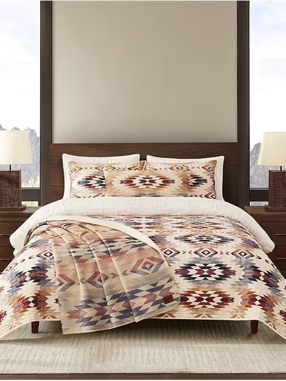 Pendleton Wyeth Fall Coverlet Set Full/Queen with 2 Standard Shams